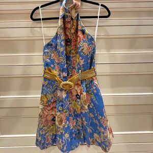 Zimmerman August Playsuit in Dusty
Blue Floral